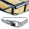 RYANSTAR RACING 2 PCS Utility Trailer Lift Gate Latches with