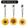 Sunflower Shower Curtain Hooks Rustproof Stainless Steel Decorative Shower Curtain