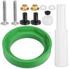 DOITOOL 1set Toilet Tank Gasket Kit Inside Tank Repair Parts
