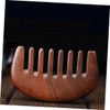 Healeved Natural Wooden Wide Tooth Comb for Scalp Massage Skin