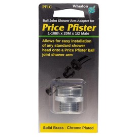 Whedon SHOWER ARM ADPTR PFISTER MfrPartNo PF1C, No Size, Chrome