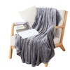 EHC Fleece Blanket Sofa Throw, Cozy Blanket Soft Fluffy Throws