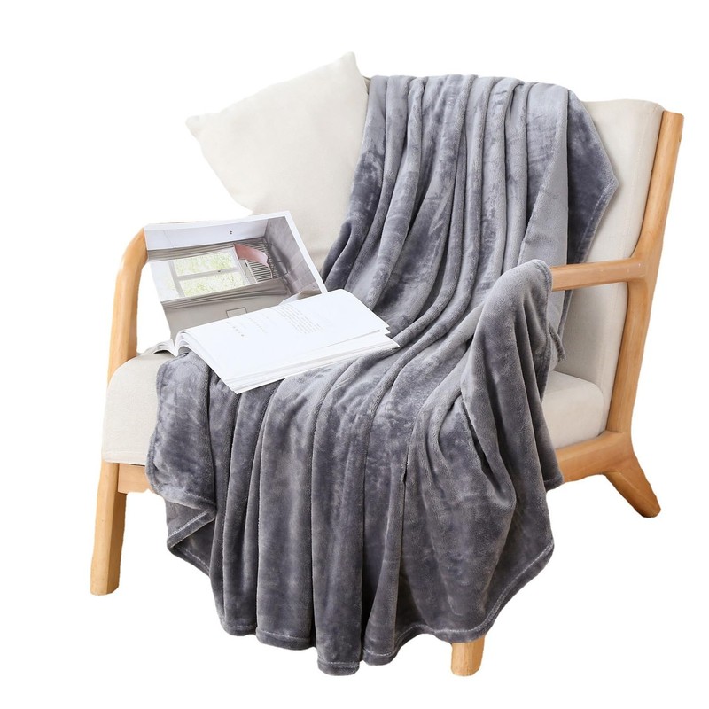 EHC Fleece Blanket Sofa Throw, Cozy Blanket Soft Fluffy Throws