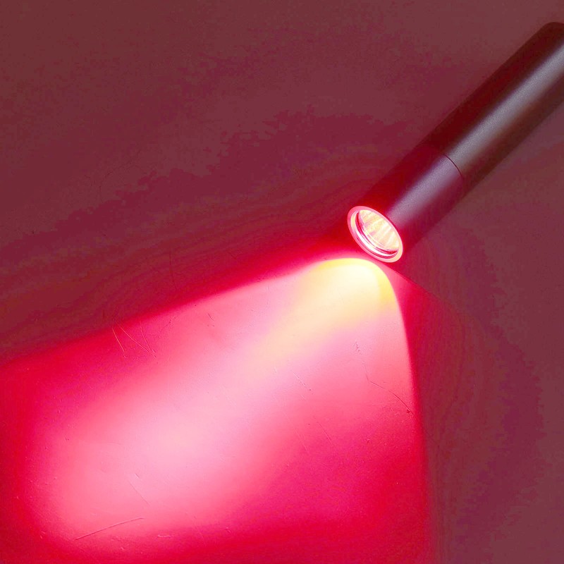Near Infrared Lighting Treatment Torch 630 660 850nm Purple Cover