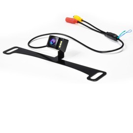 Firstnav Backup Camera Rear View Camera with 6 LED Lights, AHD 720P Night Vision Reverse Camera, License Plate Backup Cam, Wide View Angle, IP68 Waterproof, for Pickup Car Truck RV SUV