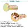 ACROPIX 8 Pcs Banjo Hose Hook Bolt Fittings 12mm Diameter