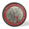 AtSKnSK Knights Templar Challenge Coin Psalm 23:4