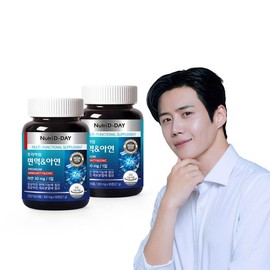 NutriDday 프리미엄 면역아연 x 2병 총6개월분 Premium Immune Zinc x 2 bottles, total 6 months supply