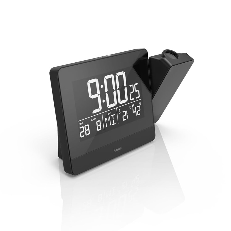 Hama Projection alarm clock with USB connection (digital radio alarm