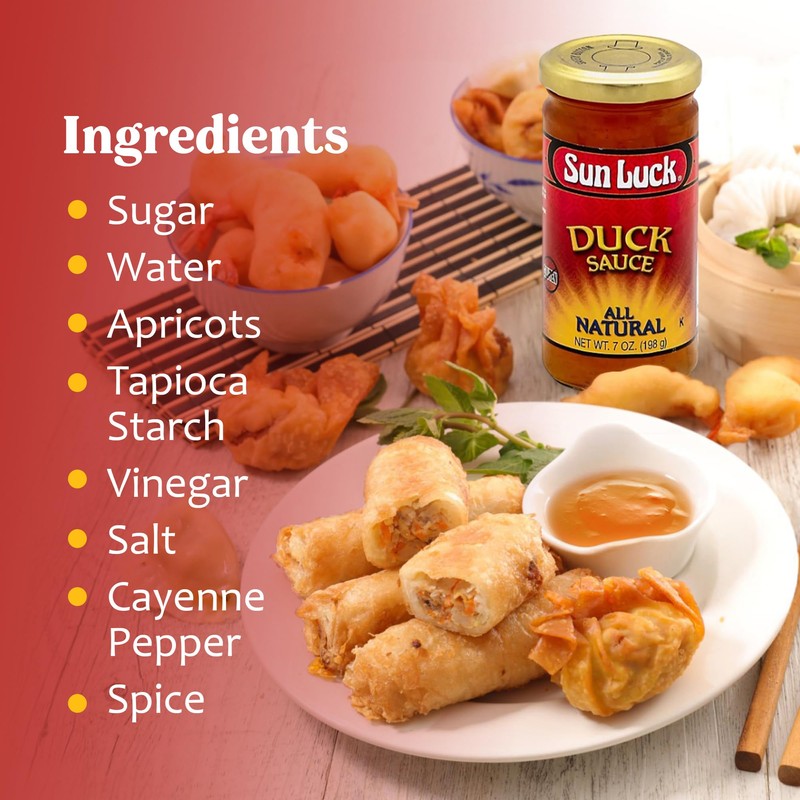 Sun Luck All-Natural Duck Sauce 7 oz Bottle – Sweet