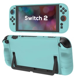TIKOdirect Protective Case for Switch 2, Hard PC Slim Dockable Cover Case Designed for Switch 2 2025, Game Console and Joy Con Controllers, Blue