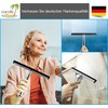 cocofy Shower Squeegee Stainless Steel 25 cm Wide, Shower Screen