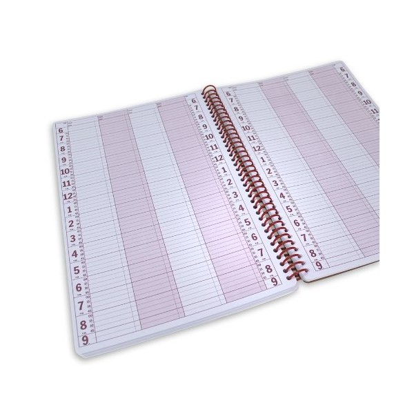 Portage Business Appointment Book and Daily Planner – Undated Appointment Book 2021-2022, Hourly Planner in 15 Minute Intervals, Durable With Extra Thick Cover, Spiral Bound With Rounded Pages – 8" x 13.5", 4 Column, 200 Pages (100 Sheets)