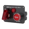 Ignition Switch Panel Kit 12V 40A Carbon Fiber Racing Style