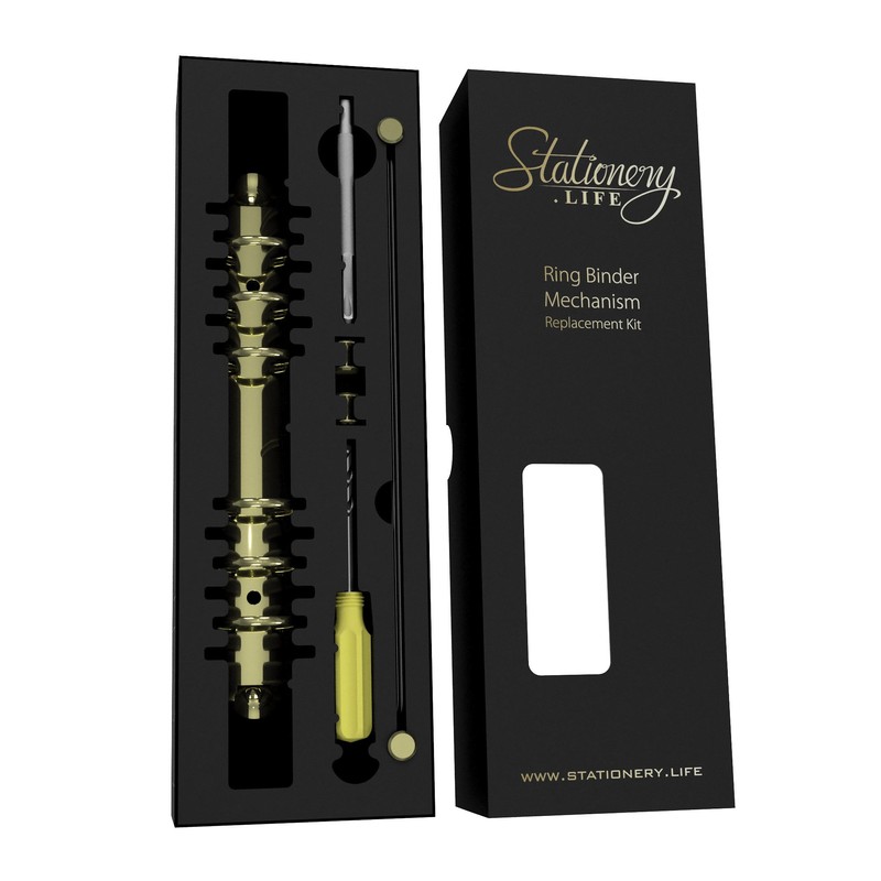 Stationery.Life Ring Binder Mechanism Replacement Kit for Personal Organizers Planners