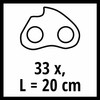 Original Einhell Replacement Chain 20 cm (Pole Pruner Accessories, Suitable