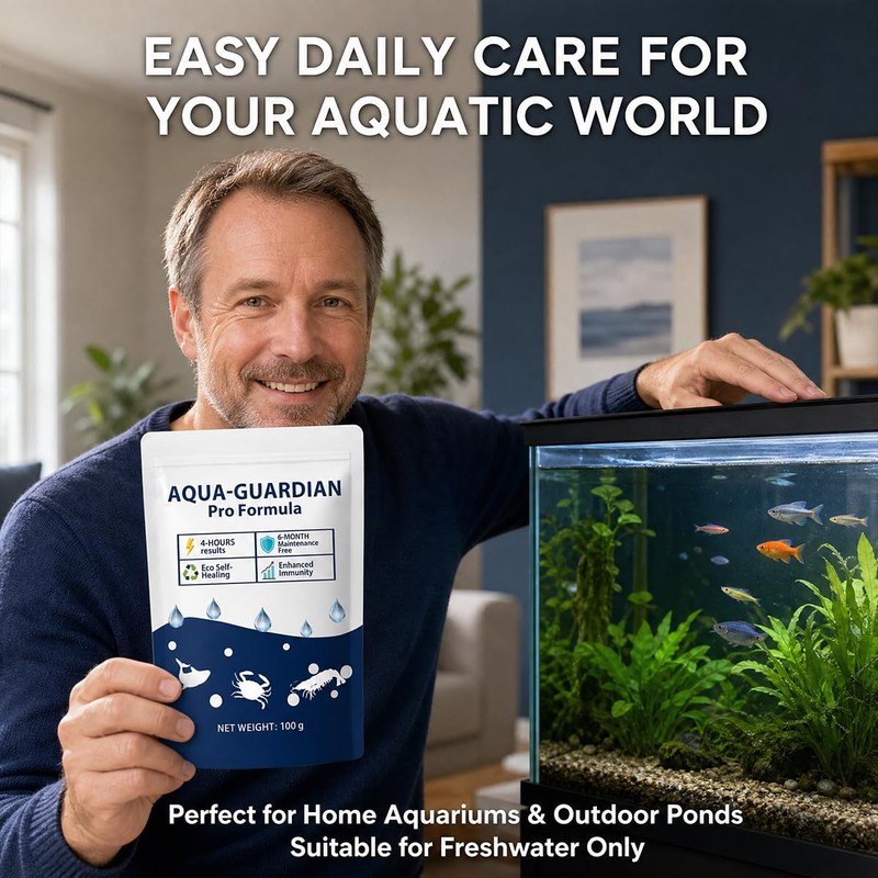 Aqua Guardian Pro Formula for Pond, Long-Lasting Clean Water,Decorative Water