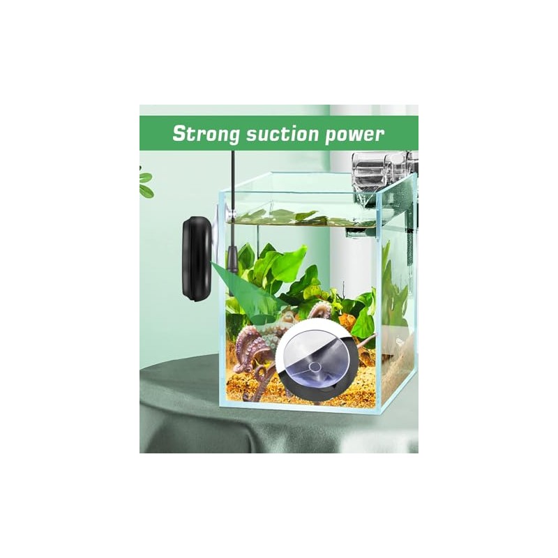 Zacro Termómetro digital LCD para acuario, tanque de peces, temperatura