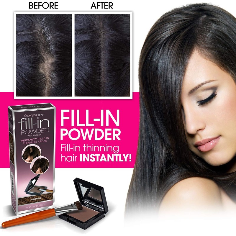 Cover Your Gray Pro Fill-In Fibers con Procapil - Negro