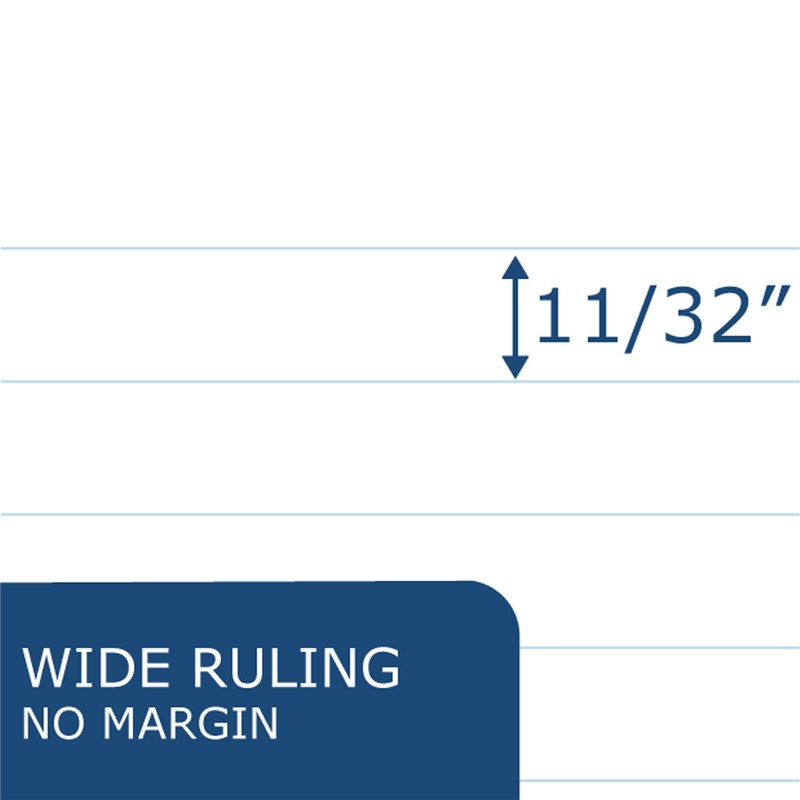 School Smart Stitched Cover Composition Book - 8.5 x 7