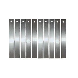 Aluminium Slate Roofing Strips 150mm x 1mm Approx Pack 10 Strips of Aluminium Tingles Roofing Slate Strips Roof Repair Stone Strip