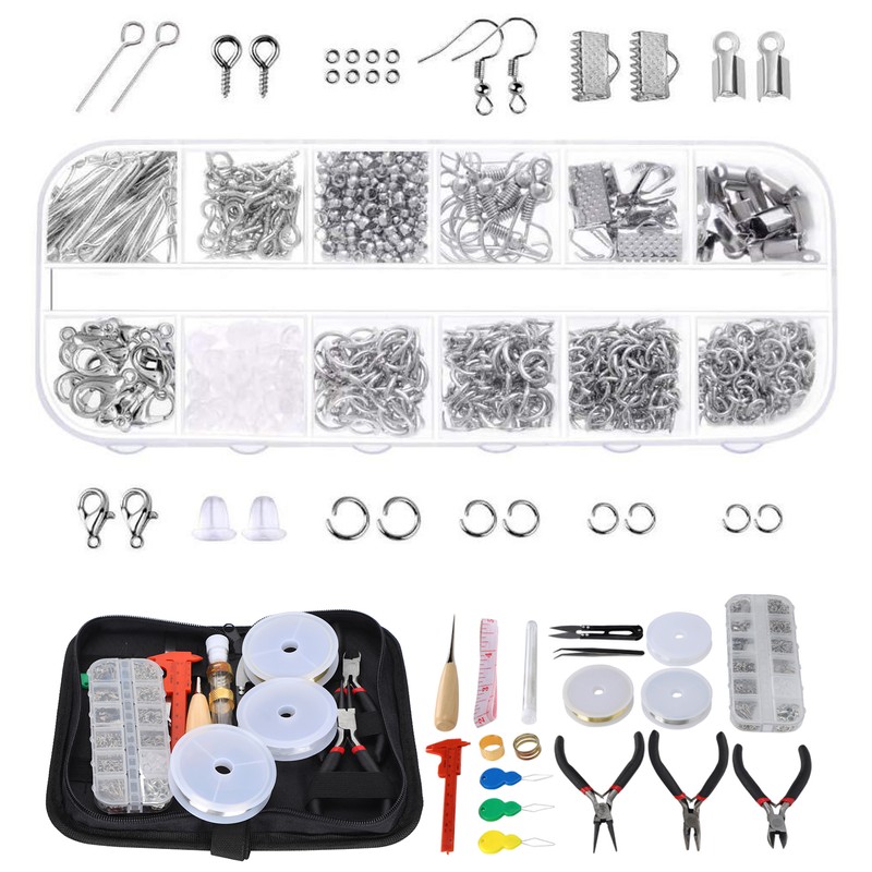 Jewelry Making Tools Pliers Earring Hook Ribbon Buckle Measuring Ruler