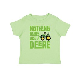 John Deere Mds1253 Nothing Runs Like A Deere Toddler-Key Lime-3T