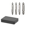 FOCMKEAS 4PCS Damaged Screw Extractor, Remover Set for Stripped Screws