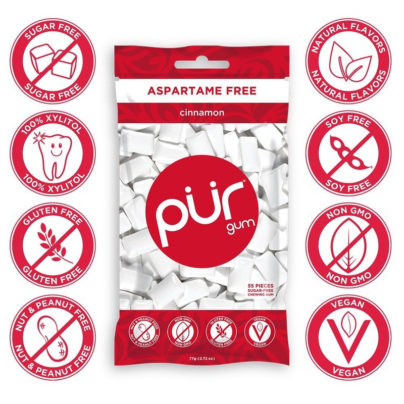 Pur Gum Variety Pack - Cool Mint, Chocolate Mint, Cinnamon