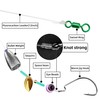 Rikimaru Fishing Ready Texas Rigging Fluorocarbon Fishing Line with Sinker