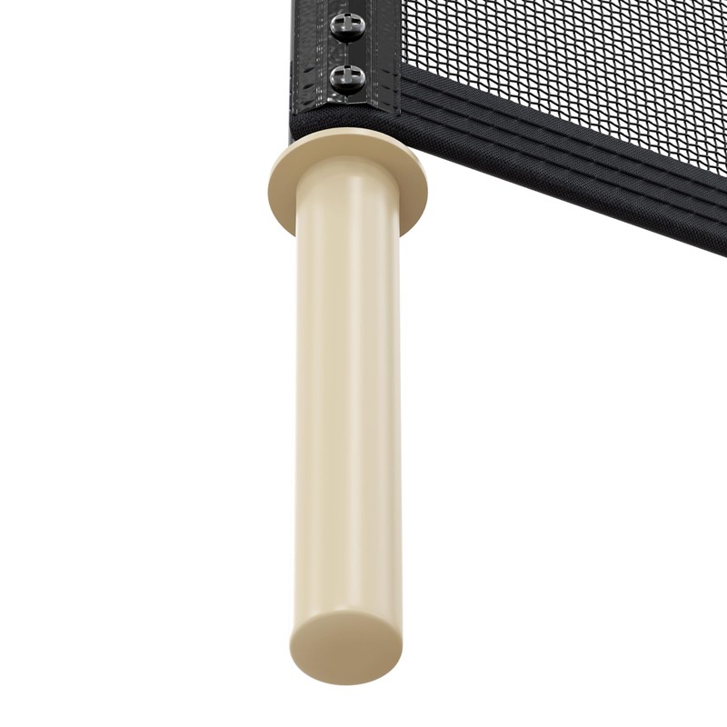 Pool Fence Deck Sleeves & Hole Caps – Tan 6