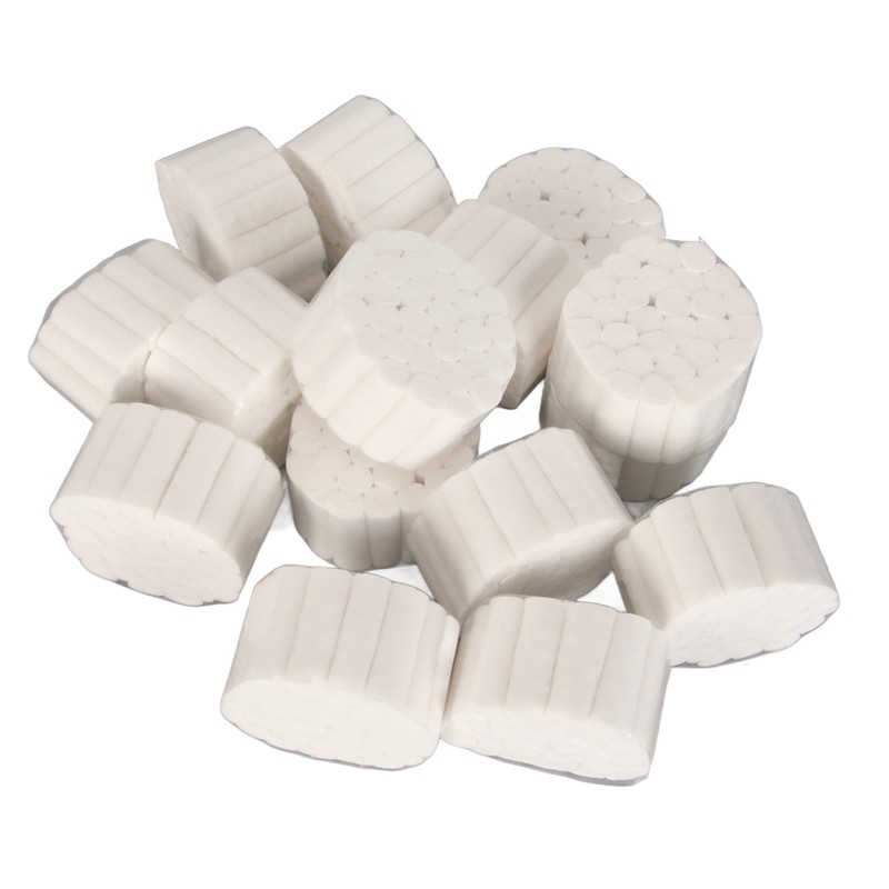 1000Pcs Dental Cotton Rolls High Absorbent Comfortable Nose Bleed Plugs