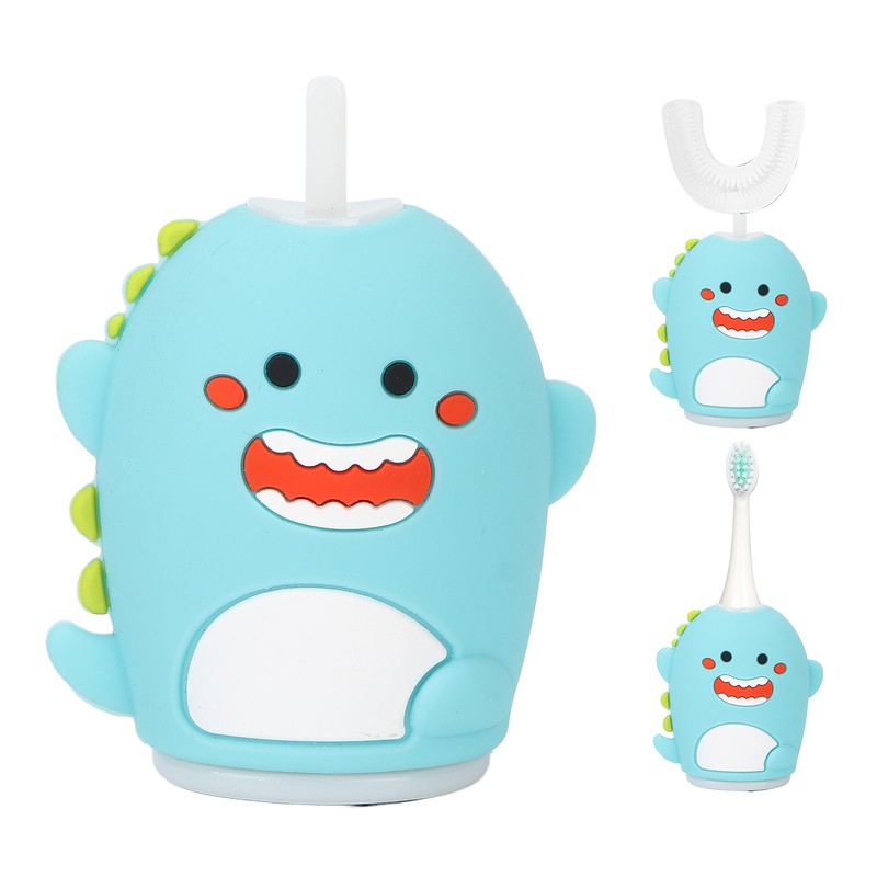 Cartoon Pattern U Shaped Electric Toothbrush Automatic Ultrasonic Children Whole