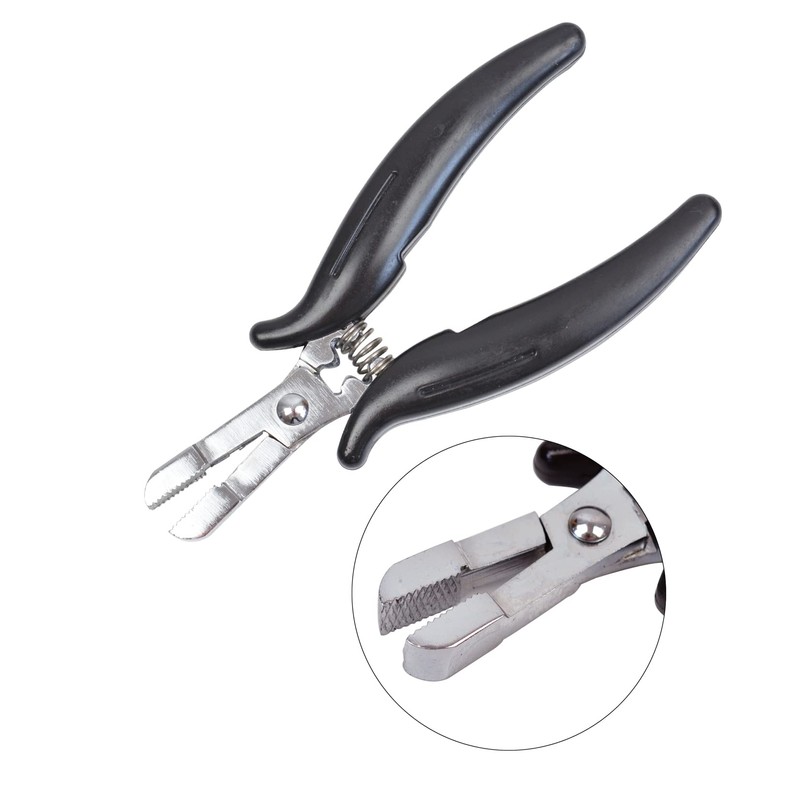 Hair Extension Pliers for Removing Micro Rings and Fusion Glue