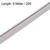 sourcing map Edge Trim U Seal Grey Rubber Plastic U