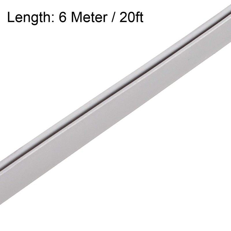 sourcing map Edge Trim U Seal Grey Rubber Plastic U