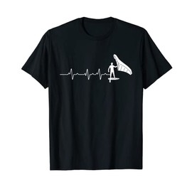 Heartbeat Heartline Heart Rate Wing Foiling T-Shirt