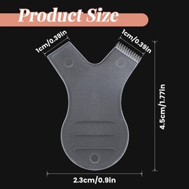 100PCS Y Comb Lash Eyelash Perming lash Lift Tools Brush Perm Makeup Beauty Tool Supplies Y Shape for Eyelash Grafting Separator Extension