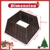 GRANNY SAYS Christmas Tree Collar for Pencil Tree, Waterproof Wicker