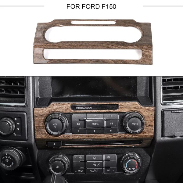 TESIN Wood Grain Central Control Volume Button Switch Panel Trim