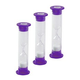 EAI Education Sand Timers: 3-Minute - Set of 10
