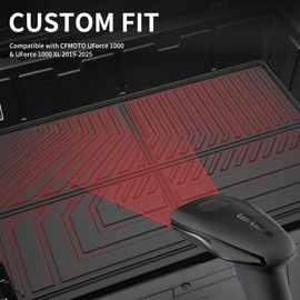 Bed Mat for UFORCE 1000 XL 2019-2025: DISUTOGO All Weather Cargo Liner Compatible with CFMOTO UForce 1000 & UForce 1000 XL