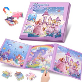 Girls Birthday Presents 3-4-5-6-7 Year Old Girl Gifts: Puzzles Toys for 3 4 5 6 Year Olds Travel Games for Kids Girls Toy Age 4 5 6 7 8 Car Plane Activities for Kid Outdoor Toys for Toddlers Age 3-5