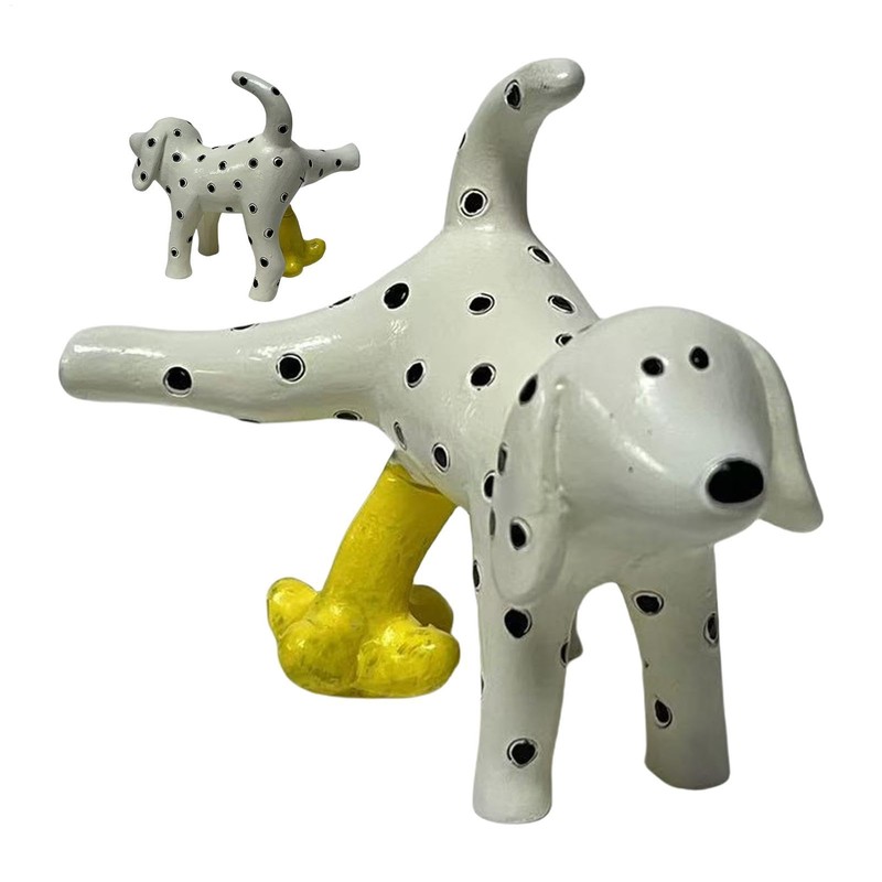 Dog Peeing Statue | Resin Statue Home Decor,Resin Figurine Ornaments,