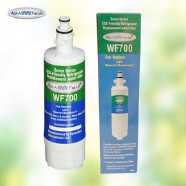 Aqua Fresh ADQ36006101 Replacement Water Filter Compatible with LG LT700P, 9690, ADQ36006102, RFC 1200A, ADQ36006101-S, LFXS30766S, WSL-3, FML-3 Refrigerator (2 Pack)
