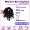 Updo Messy Ponytail Hair Piece with Elastic Rubber Band