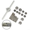 M1.0-M2.5 High Speed Steel Metric Tap Set 31pcs