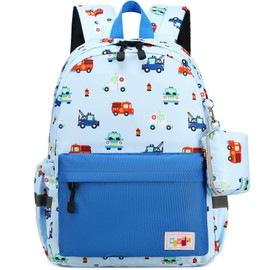 Mygreen Backpack, For Kids, A4 Compatible, Lightweight, Kindergarten, Kindergarten, Kindergarten, Kindergarten, Kindergarten, Entrance, Ambulance pattern