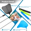 Telescopic Fly Swatter, Begonia Fly Swatter for Indoors,Manual Plastic Flyswatter