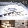 QENLAI USB LED 6500K Light Strip with Battery Box, 49.2ft